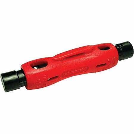 PLATINUM TOOLS 15020C Platinum Tool Double-Ended Coax Stripper - Red PLAT-15020